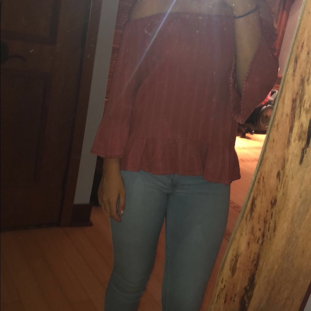 A off the shoulder top from Jolt